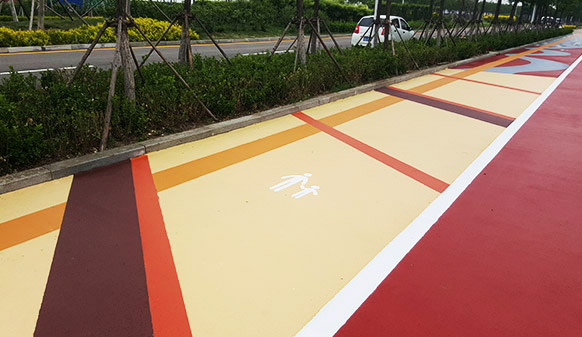 中新天津生態(tài)城彩色慢行道項(xiàng)目，共建可持續(xù)發(fā)展生態(tài)城市