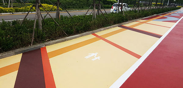 中新天津生態(tài)城彩色慢行道項(xiàng)目，共建可持續(xù)發(fā)展生態(tài)城市