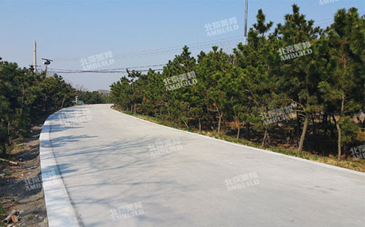 彩色混凝土綠道路面施工前 移動端