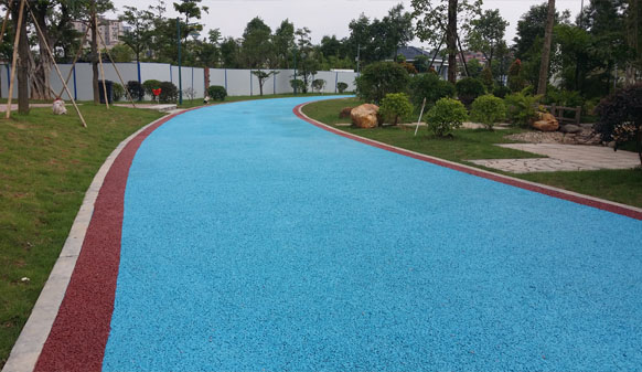 美邦透水路面，帶您飽覽通州綠道兩岸美景